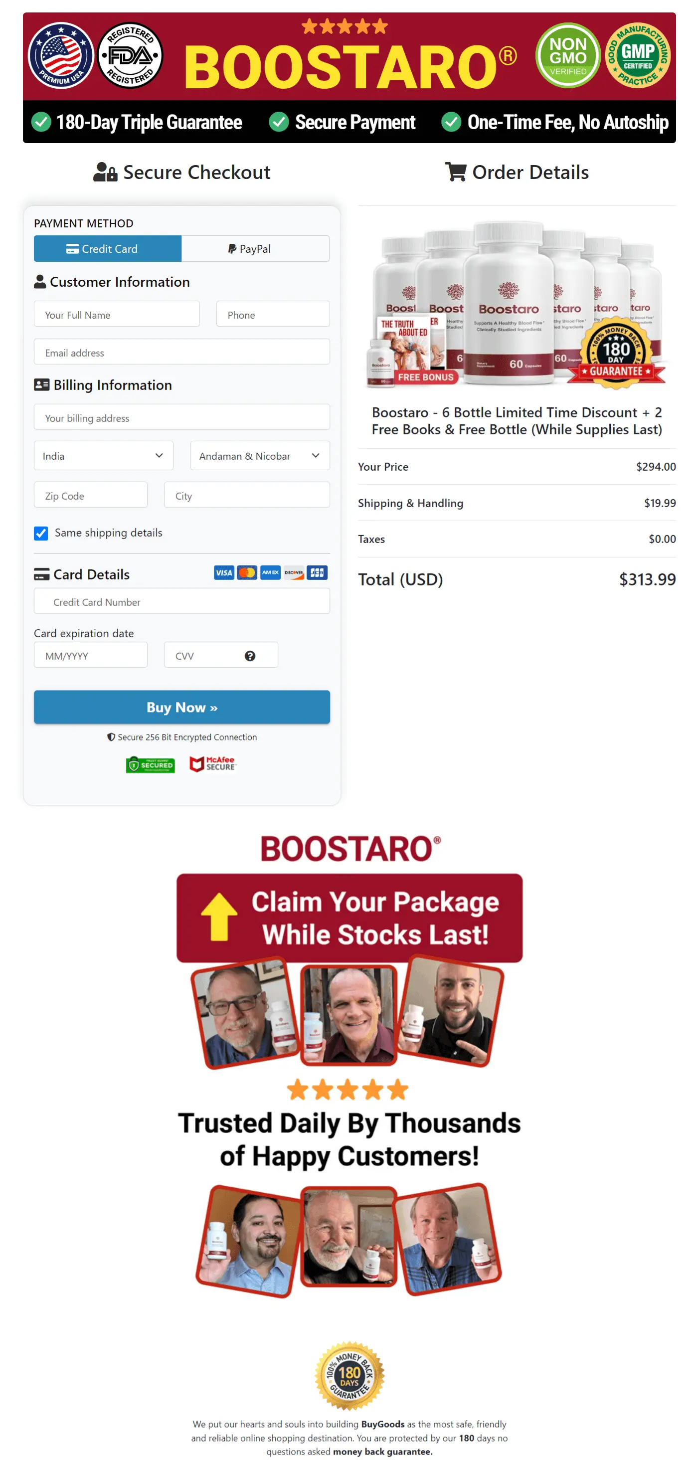 BOOSTARO boostaro supplement